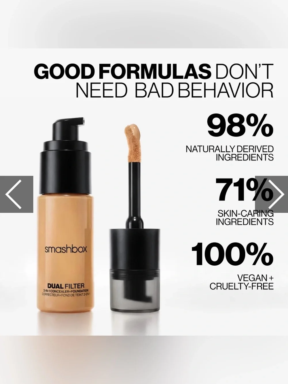 *BRAND NEW* Smashbox Dual Filter 2-in-1 Concealer+Foundation — Fair Light 6 Warm